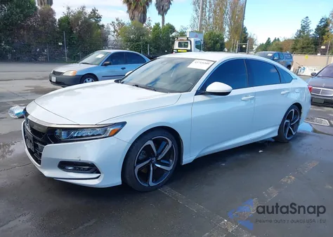2019 Honda Accord Sport из США, поврежденный, VIN 1HGCV1F31KA016390